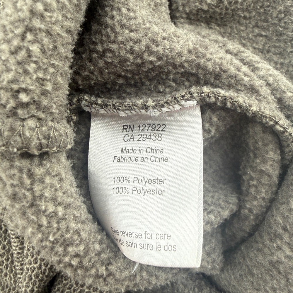 Mountain Khakis Mens M Brown Textured Fleece Quarter Button Mock Neck Pullover - Picture 3 of 9